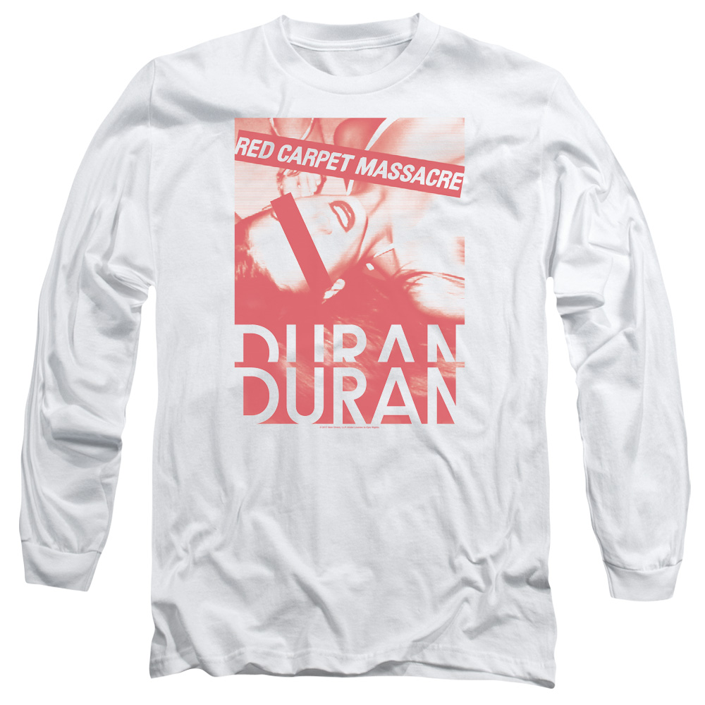 Duran Duran Red Carpet Massacre Long Sleeve T-Shirt – White