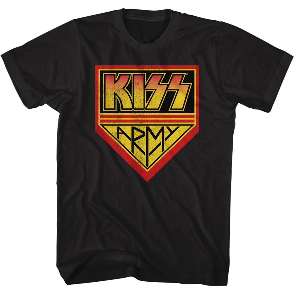Unleash Your Inner Rock Star: Kiss Kiss Army Classic Black Adult T-Shirt Review