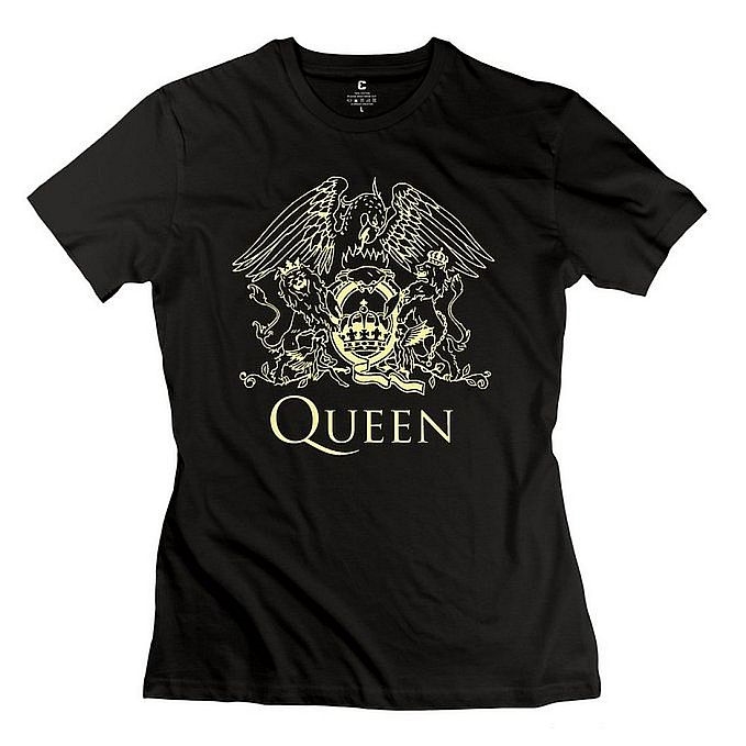 Junior Women’s Gold Logo T-Shirt – Queen Collection