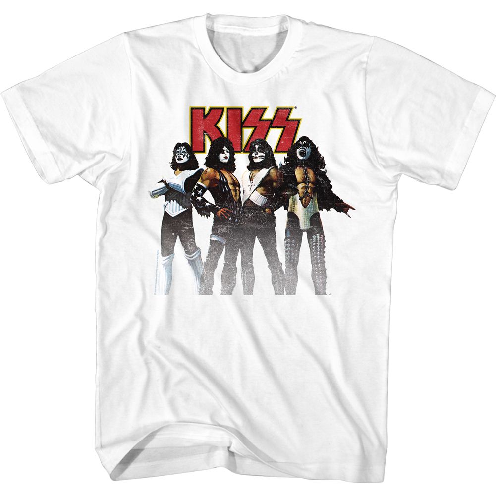 Kiss Kiss Band White Adult T-Shirt Review: Style Meets Comfort