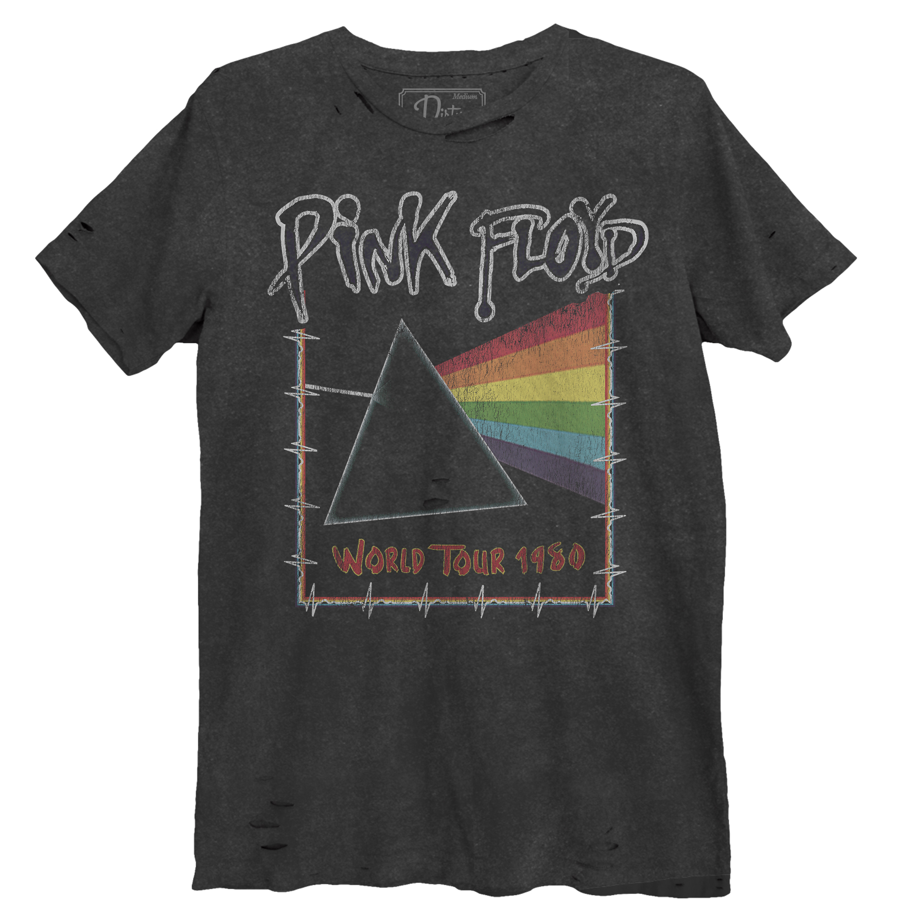 Pink Floyd 1980 World Tour Distressed Unisex T-Shirt