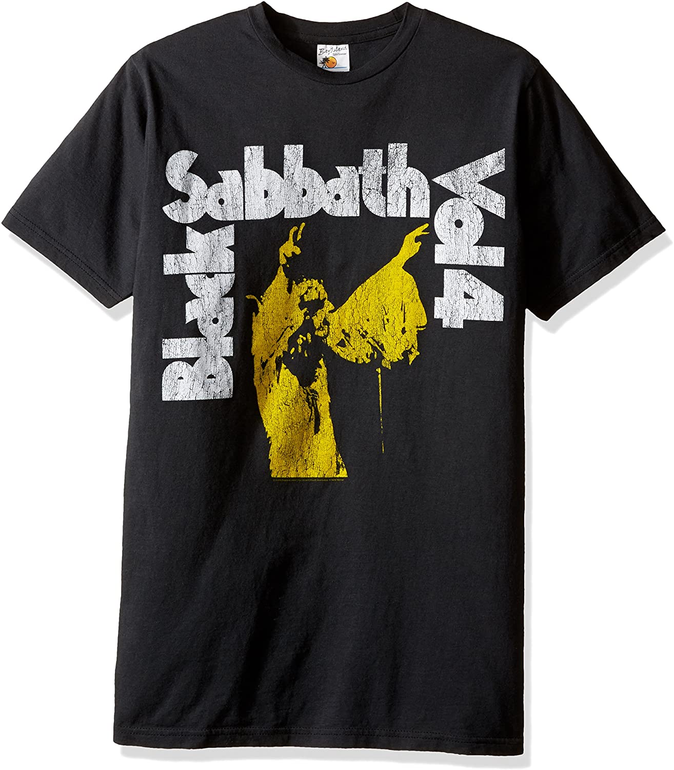 Black Sabbath Vol 4 Coal Graphic T-Shirt for Music Fans