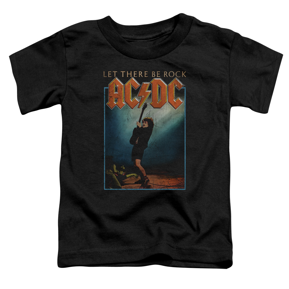 AC/DC Toddler T-Shirt – Let There Be Rock, Black