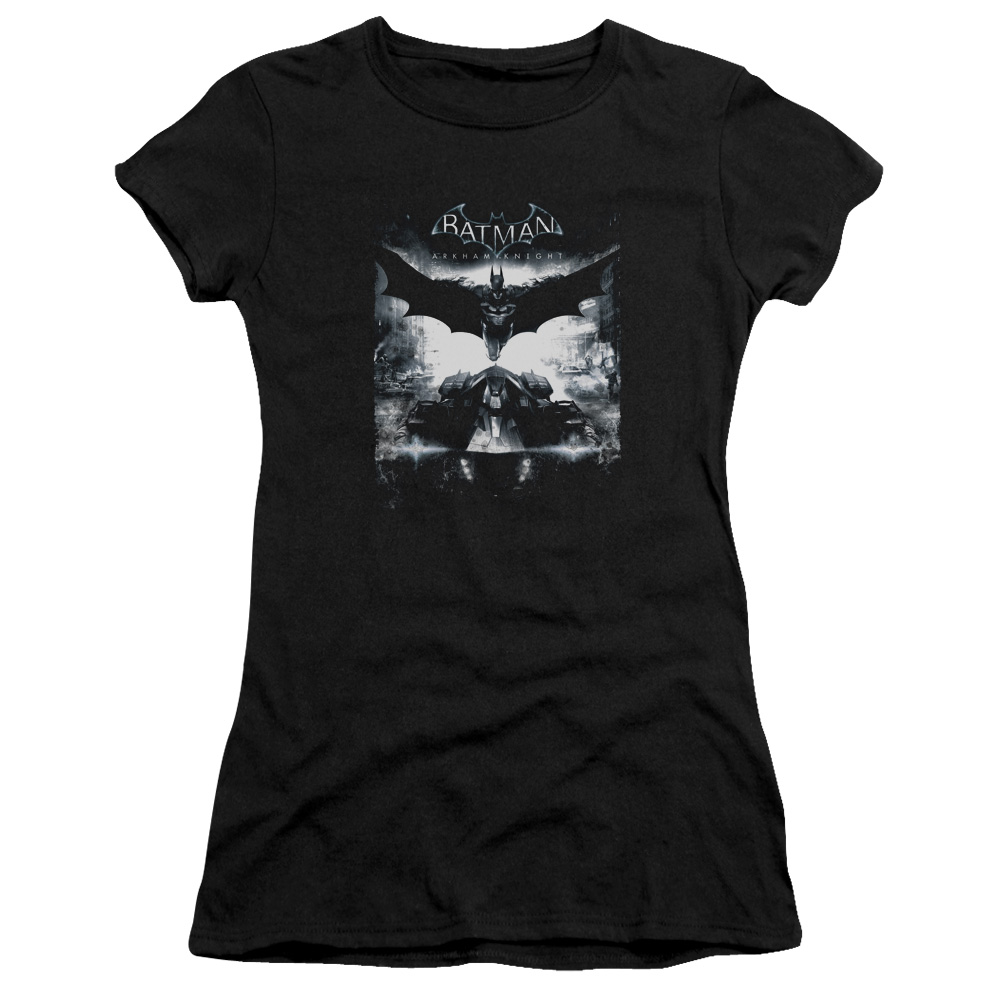 Batman Arkham Knight Women’s Sheer Black Jersey T-Shirt