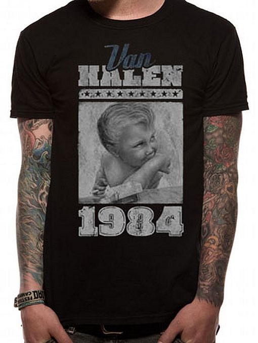 Van Halen Vintage Baby Jumbo T-Shirt for Music Fans