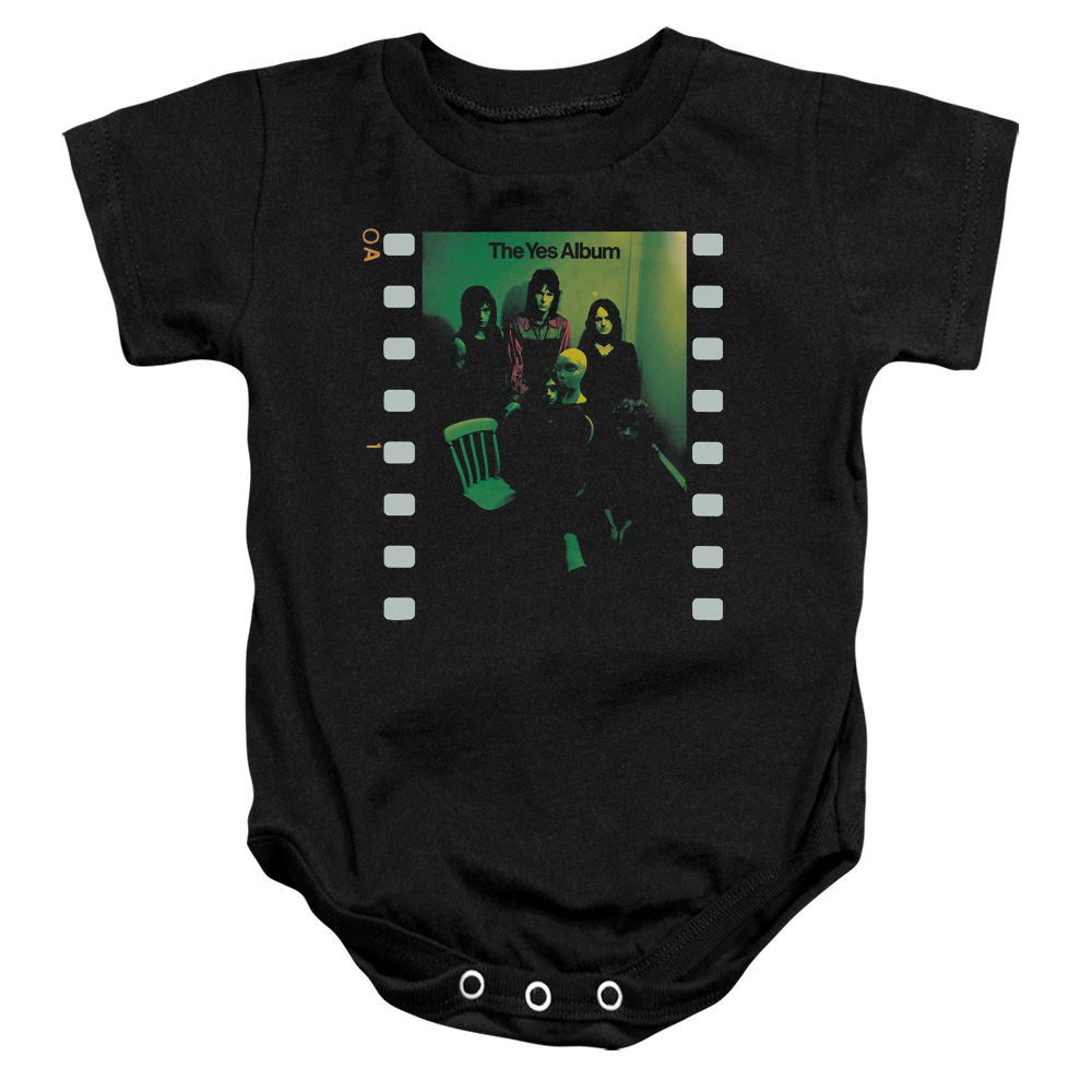 Yes Album Infant Baby Snapsuit Romper Black