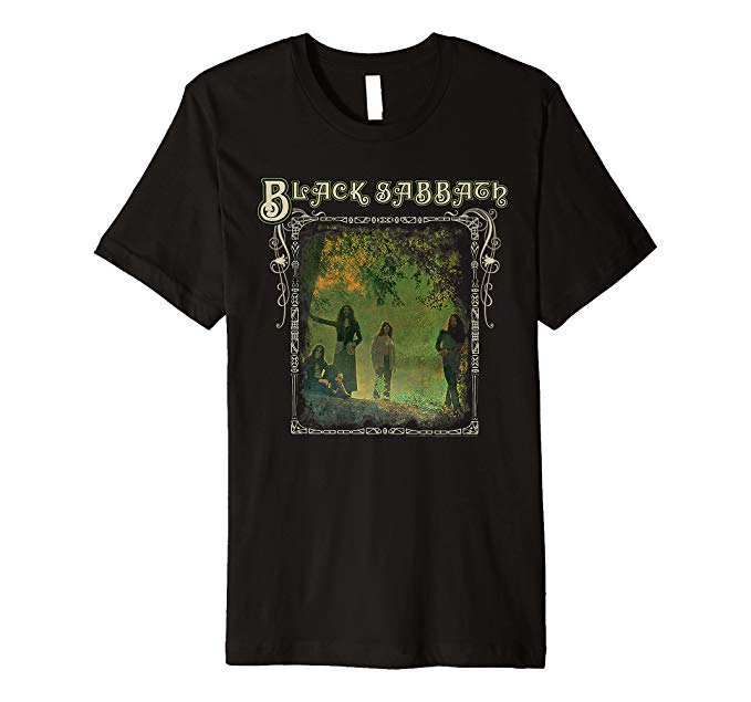 Black Sabbath Garden Photo Tee – Classic Rock Apparel