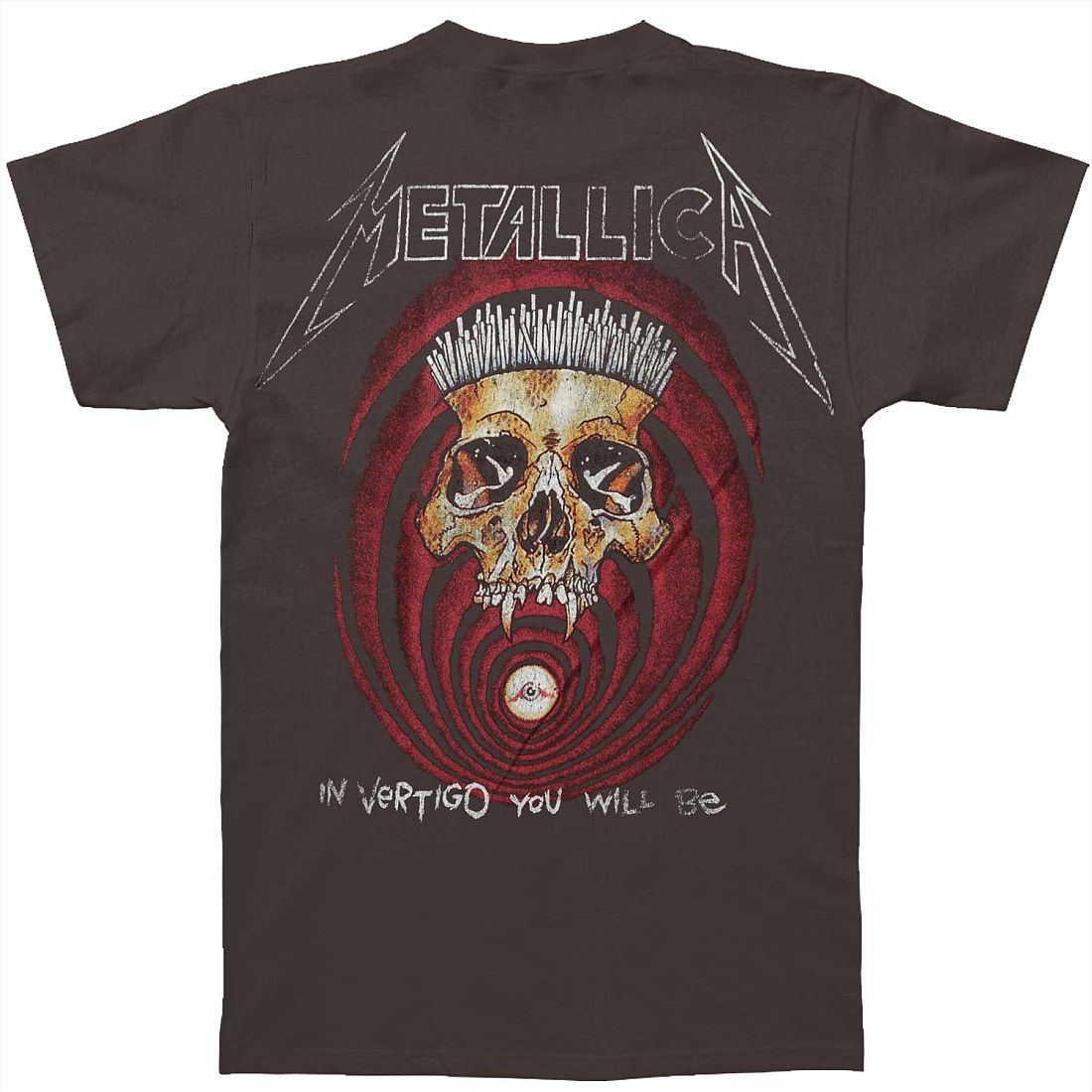 Metallica Vintage Charcoal T-Shirt – Shortest Straw Design