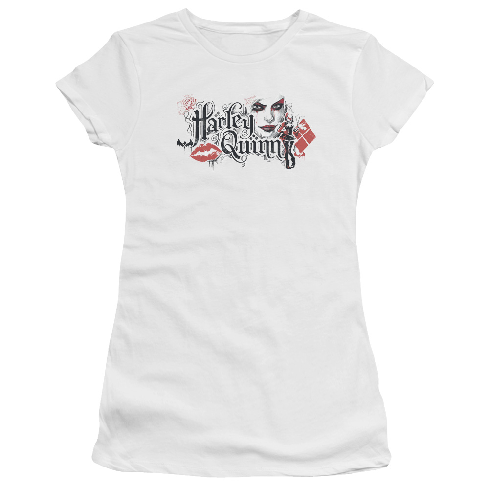 Batman Arkham Knight Women’s Sheer Jersey T-Shirt – Bella White