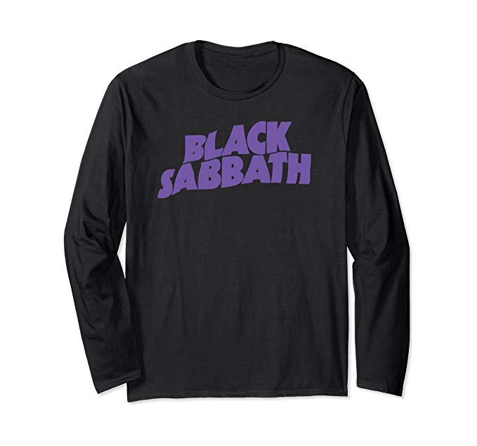 Black Sabbath Logo Long Sleeve Tee – Classic Rock Apparel